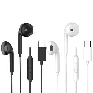 맥스틸 C타입 유선 이어폰 마이크 삼성 갤럭시 애플 아이폰 호환 줄이어폰 노트북 아이패드 태블릿 GM-EC20