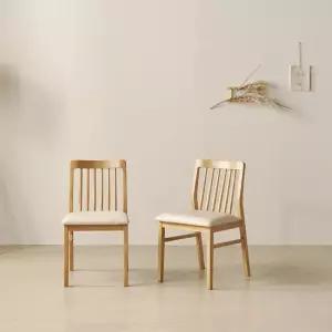 라클라우드 고무나무 첼로 원목의자 (1EA)