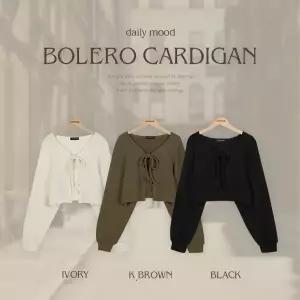 핫핑 가넬_FW버전 브이넥 사카리바볼레로 크롭니트가디건