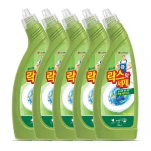 홈스타 락스와세제 허벌시트러스 750ml 5개