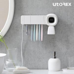 유토렉스 UTC-42W-KP 헤드형 벽걸이 칫솔살균기 / 국산