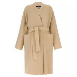 [명품] 24FW ERIS 벨티드 울 코트 베이지 2425016011 065