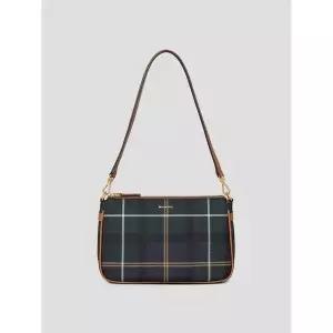 [빈폴ACC] (BE51D3T13R) 빈폴 헤릿 체크 크로스백 - 네이비