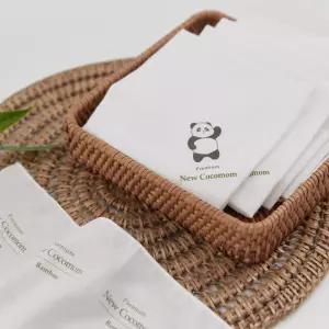 1+1 부드러운 뉴코코맘 무형광 밤부 엠보 아기손수건 밤부손수건