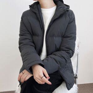 여성 오리털 점퍼 다운 후드 패딩 겨울 숏점퍼 숏패딩 다운패딩점퍼 학생점퍼 캐주얼점퍼 겨울패딩 겨울잠