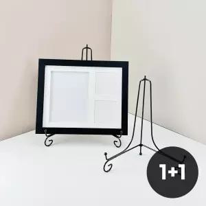 2개입 접이식 스텐 액자 받침대 인테리어 진열 스탠드 사진 접시 거치대