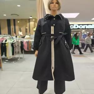 [에고이스트] 배색 해리 트렌치형 롱 점퍼  ER2TC-800