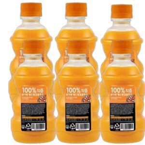 빙그레 제주 삼다향 착즙 레드향 감귤주스 320ml (6입)