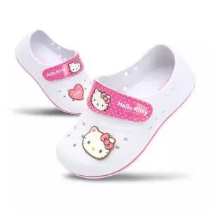 아트박스/슈라모드 헬로키티 베이 벨크로 미끄럼방지 EVA 아동 실내화