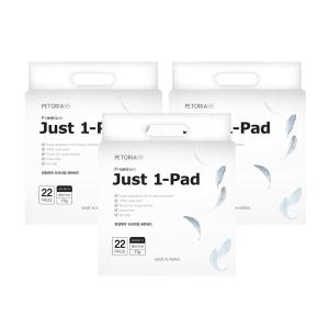 한장뚝딱 국산 프리미엄 강아지 배변 대형패드 고흡수 66매 77g