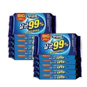 무궁화 빅살균 99% 비누 450g, 10개