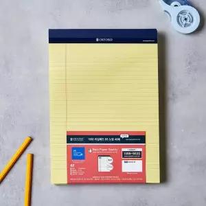 옥스포드 리갈패드 B5 노랑 40매 5권 세트