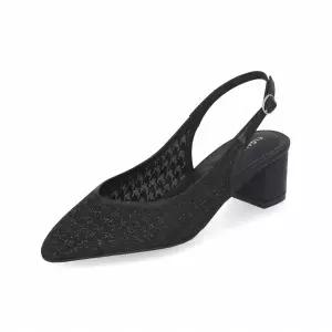 [롯데백화점]엘칸토 여성 시스루 글리터 메쉬 슬링백 4cm (LCWO75U413)