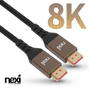 (넥시) V1.4 8K UHD 메탈 DP 케이블 1.5m (NX1521)