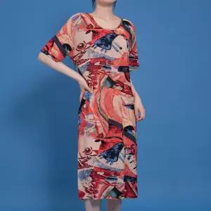 엄마옷 마담4060 프르츠원피스-QD000004-