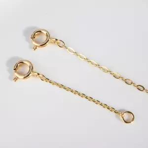 연장 체인 5푼 두꺼운 여유 길이 사이즈 줄 기본 금 목걸이 14K 18K