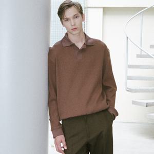 [파렌하이트] 엠보 노치넥 티에리 티셔츠 (FHIBH3103)