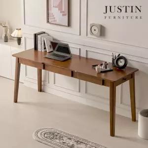 제이크 수납형 아카시아 원목 책상(1800)