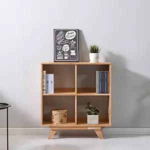 아일라 참죽나무 원목 책장 2단[수도권 무료배송]