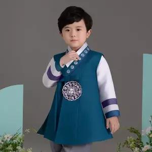 [보리보리/더예한복]QT568-지수별이 남아한복 아동한복