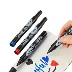 유성 마커펜 대용량 방수 네임펜 굵은펜 공사현장 목공 작업용 검정 오일 마카펜