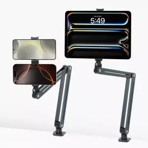 데이웍스 포디즈 그립 아이패드 핸드폰 자바라 거치대 태블릿 침대 탁상 집게형