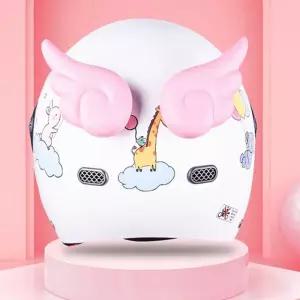 오토바이 헬멧 악세서리 귀여운 천사날개 동물귀 튜닝 장식품 9종 택1