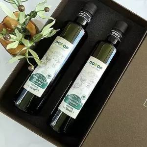 디쿱 유기농 EV냉압착 올리브유500mlx2병 선물세트