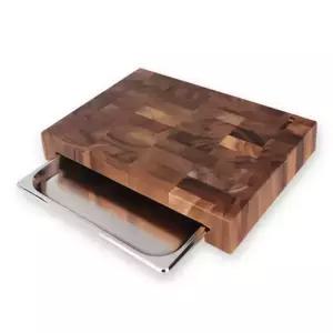 제우스 EN4030ST 아카시아 밧드 도마 엔드그레인 플레이팅