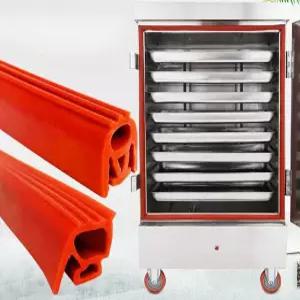 고온 고무스트립 찜기 오븐 맞춤제작 고무패킹 실리콘 고무씰링 4판 단면 41x64