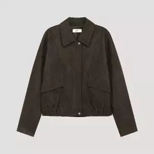 [롯데백화점]리스트 스웨이드 블루종 점퍼 TWWJPP72040