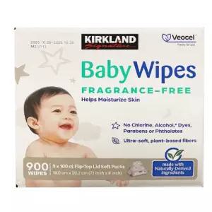 [2508CO(생활용품(위생용품))]커크랜드 유아용 물티슈 100매 X 9팩