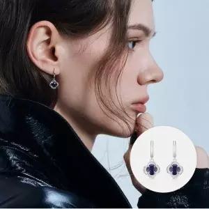 갤러리아 [메트로시티 주얼리] 라 로사 스털링 실버 화이트 귀걸이 A253SE0462W