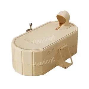 일본식 욕조 접이식 가정용 사우나 전신 비데 반신욕조 간이 목욕통 이동식 성인용 대형 1인