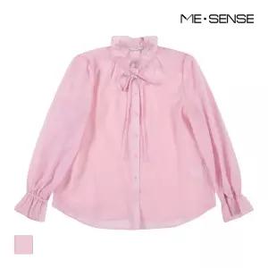 [미센스] 리본프릴 블라우스_MB43BLM106Z