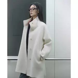 [LAP]핸드)하이넥 벨티드 하프코트 (AR4WTA70)[35511630]