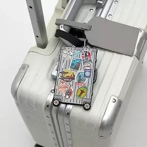 [아이스크림몰]러기지태그 캐리어 네임택 만들기 가방 이름표 키링 네임태그