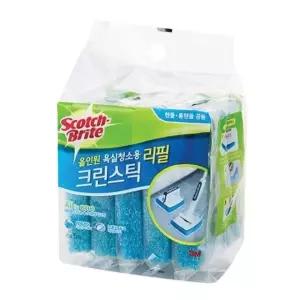 3M)올인원욕실청소용크린스틱리필(5개입) (WC41D95)