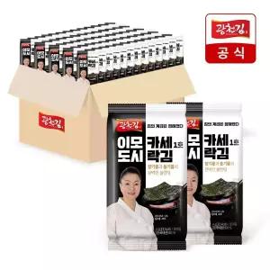 [광천김] 이모카세 즉석 도시락김 12봉x4팩 총48봉