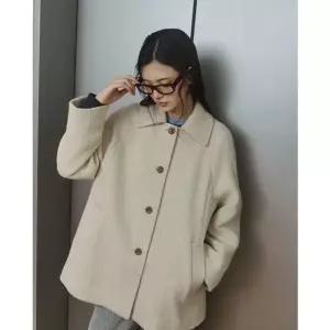 [갤러리아] [LAP]투톤부클 울혼방 하프코트 (AR4WTB70)