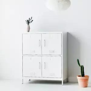 마켓비 MKB 캐비넷 4문 수납장 9131110 화이트 5470.6337