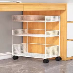 철제 트롤리 책 사다리 수납장 이동식 카트 기저귀 웨건