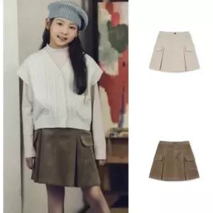 [롯데백화점]탑텐키즈 MKE4RS2012 여아 코듀로이 카고 스커트