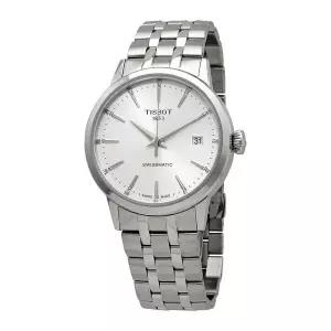 Tissot 티쏘 클래식 드림 스위스매틱 오토매틱 실버 다이얼 남성용 시계