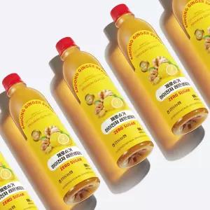 [안동농협] 생강을 그대로 담은 하이진저 ZERO 레몬생강청 500ml