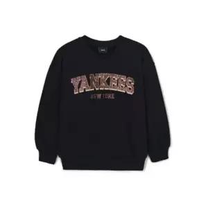 MLB키즈긴팔티 JQT 7AMTV0446-50BKS 바시티 기모 맨투맨 뉴욕양키스