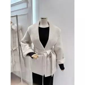 [NS홈쇼핑][ab.f.z] 숄 카라 벨티드 하프 코트(ATA1HJ03A)[35614604]