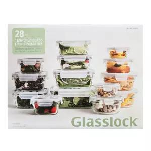 글라스락 밀폐용기 14조 28P 세트 코스트코 내열 강화 유리 반찬통 유리용기 대용량