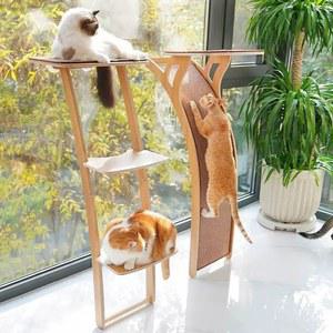 고양이 사다리 창문 해먹 캣워커 스크래쳐 낮은 난간 캣타워