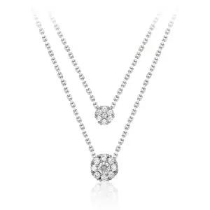 [엘르주얼리] 더블 스톤 두줄 레이어드 목걸이 ELBRNN245 (14K GOLD PLATED)